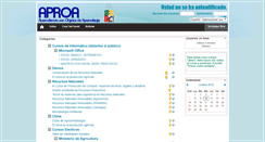 Desktop Screenshot of cursos.aproa.cl